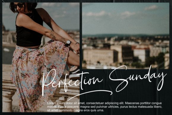 Girl Story Font Poster 8