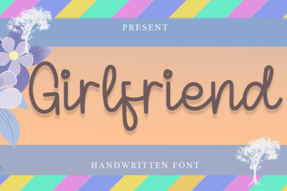 Girlfriend Font Poster 1