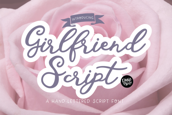 Girlfriend Script Font Poster 1