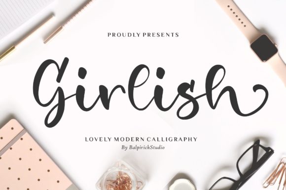 Girlish Font Poster 1
