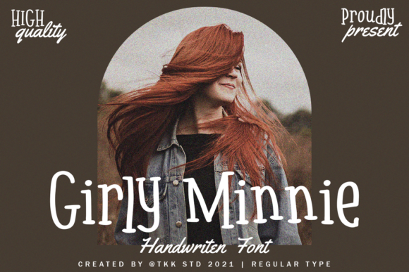 Girly Minnie Font Poster 1