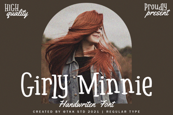 Girly Minnie Font Girly Minnie Font Poster 1