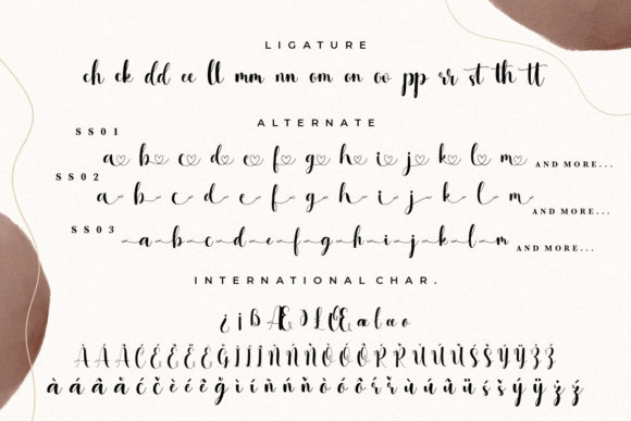 Gisella Anistasy Font Poster 9