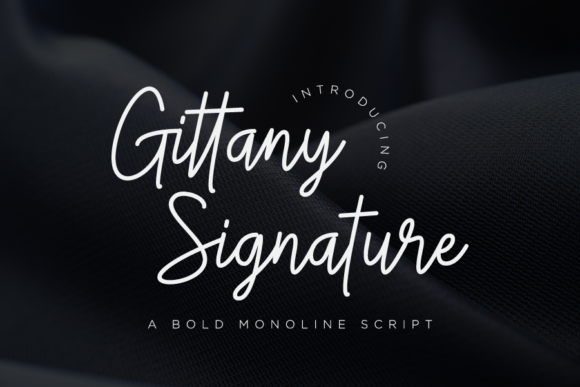 Gittany Signature Font