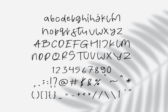 Give Away Font Poster 3