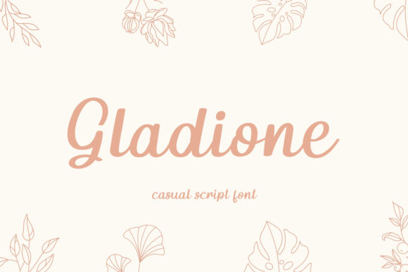 Gladione Font Poster 1