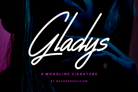 Gladys Font Poster 1
