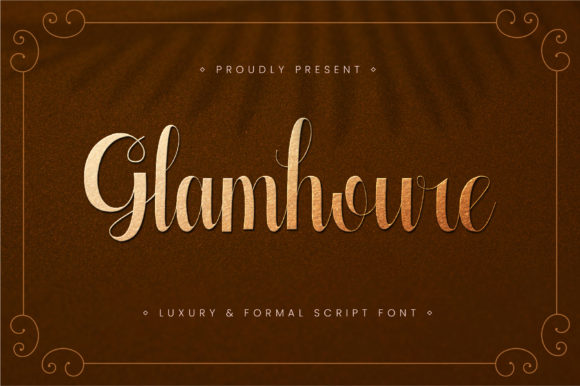 Glamhoure Font Poster 1