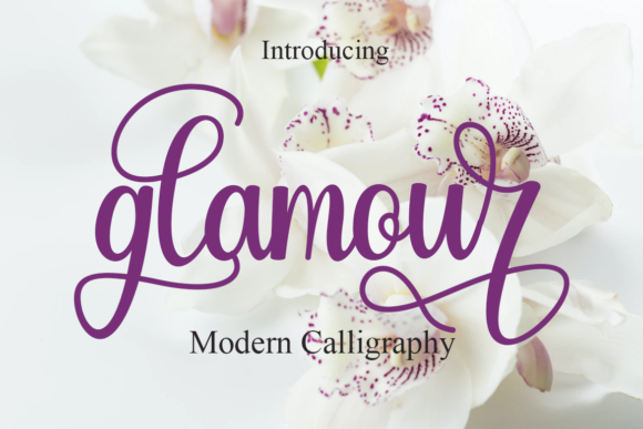 Glamour Font Poster 1