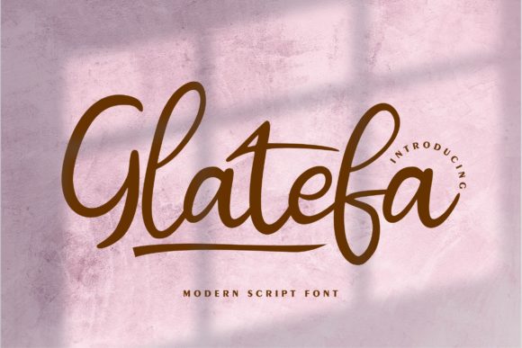 Glatefa Font Poster 1