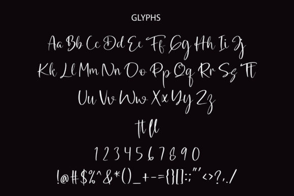 Glethalia Font Poster 8