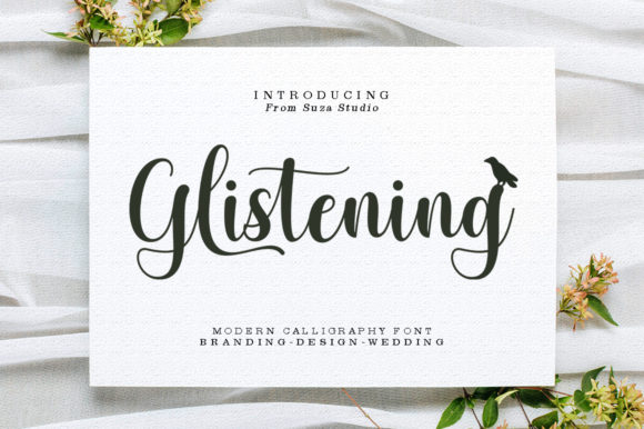 Glistening Font