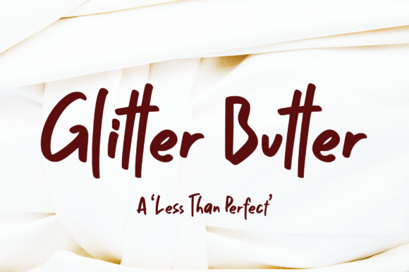 Glitter Butter Font