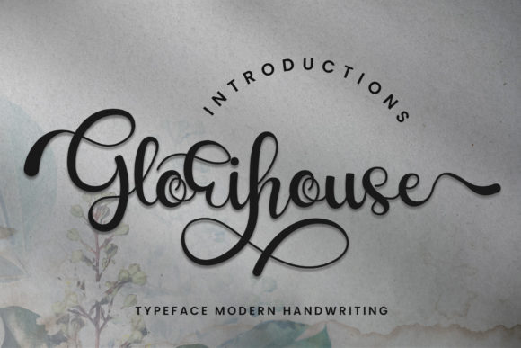 Glorihouse Font Poster 1