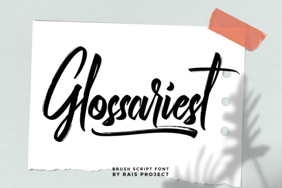 Glossariest Font