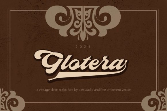 Glotera Font Poster 1