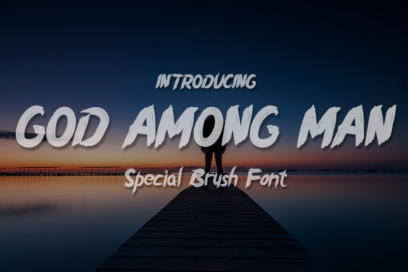 God Among Man Font