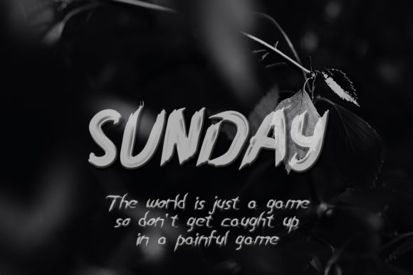 God Among Man Font Poster 2