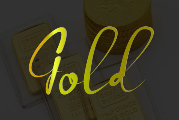 Gold Font