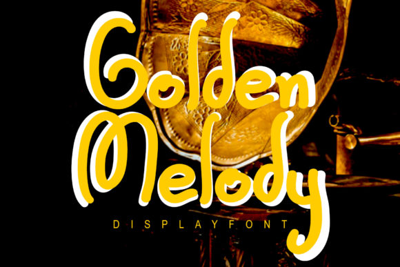 Golden Melody Font Poster 1