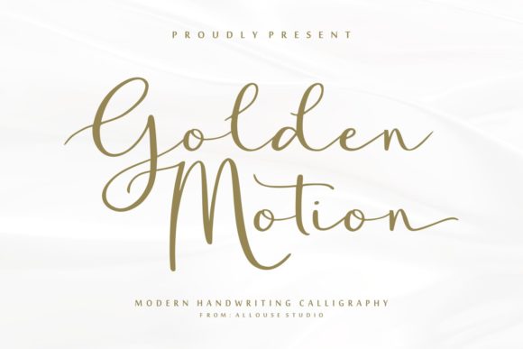 Golden Motion Font