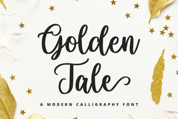 Golden Tale Font Poster 1