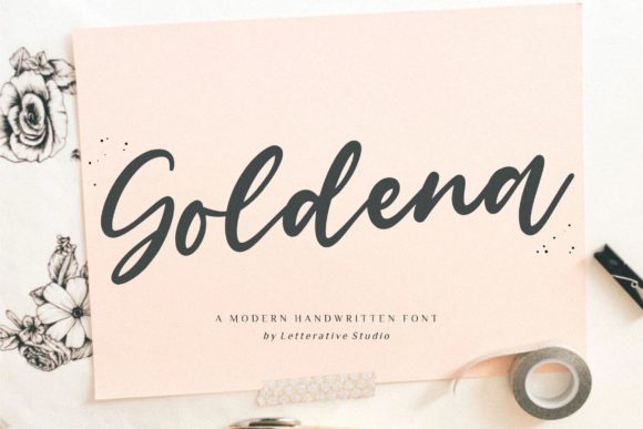 Goldena Font Poster 1