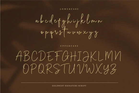 Goldwest Font Poster 9