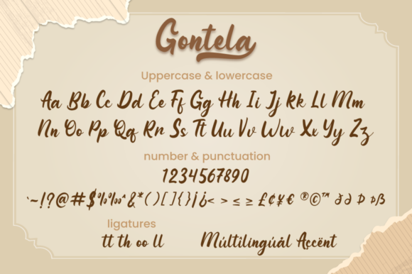 Gontela Font Poster 7