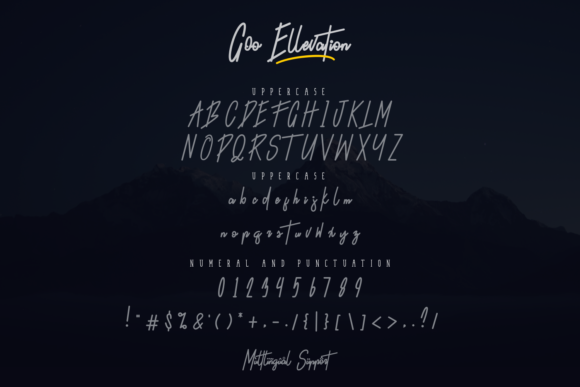 Goo Ellevation Font Poster 8