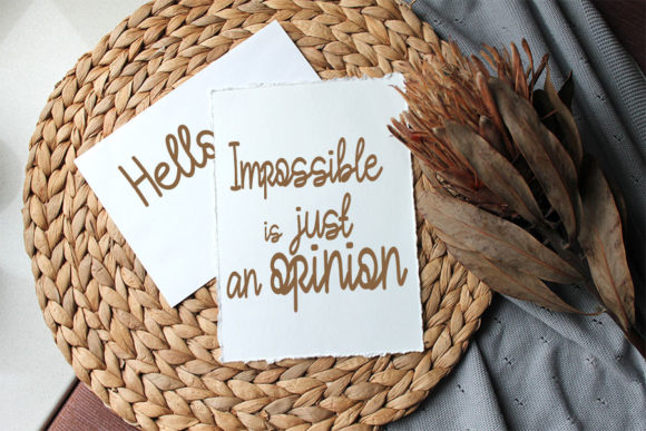 Good Allisa Font Poster 4