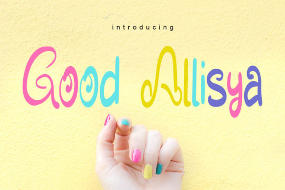 Good Allisya Font Poster 1