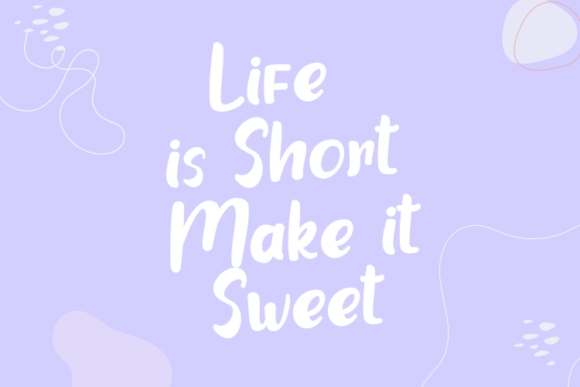 Good and Cozy Font Poster 2