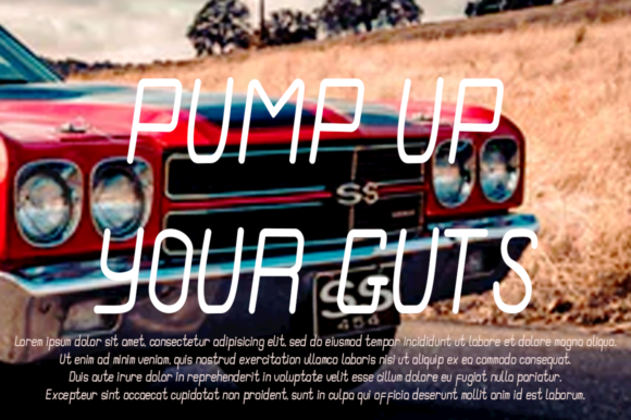 Good Dell Font Poster 2
