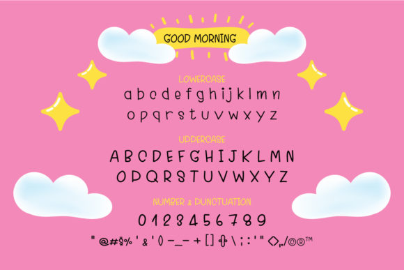 Good Morning Font Poster 2