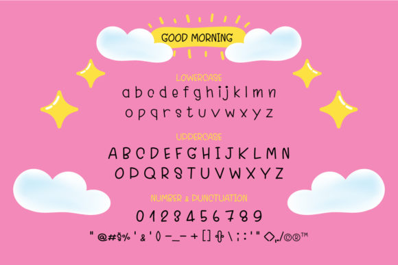 Good Morning Font Poster 2