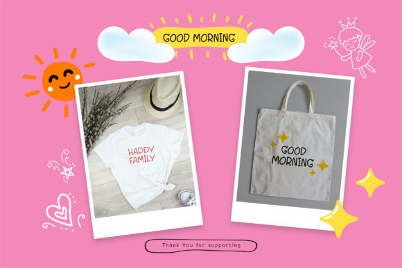 Good Morning Font Poster 3