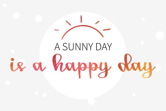 Good Morning Font Poster 6