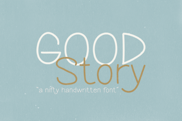 Good Story Font Poster 1