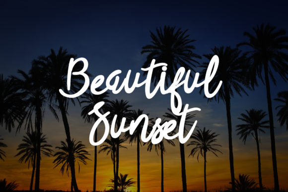 Good Summer Font Poster 2