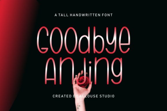 Goodbye Anjing Font Poster 1