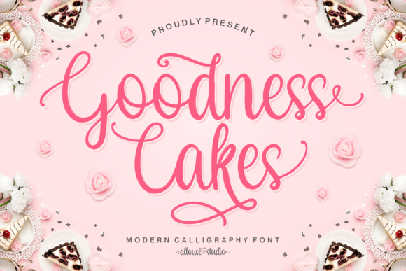 Goodness Cakes Font Poster 1