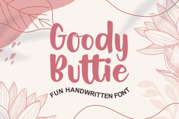Goody Buttie Font Poster 1