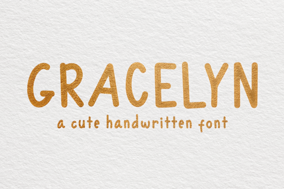Gracelyn Hand Font Poster 1