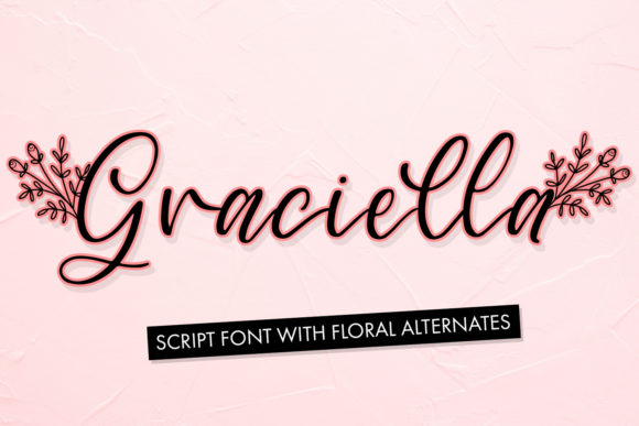 Graciella Font Poster 1