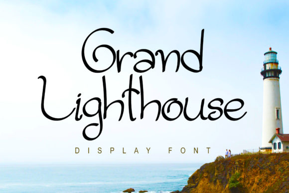 Grand Lighthouse Font Poster 1