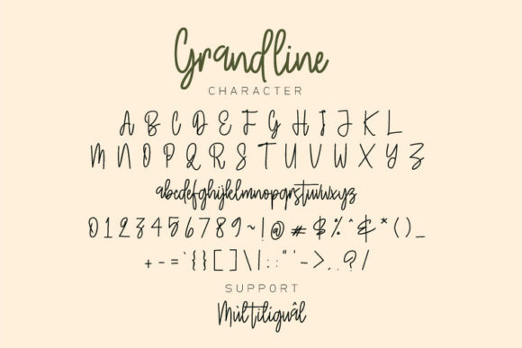 Grandline Font Poster 6