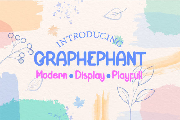 Graphephant Font Poster 1