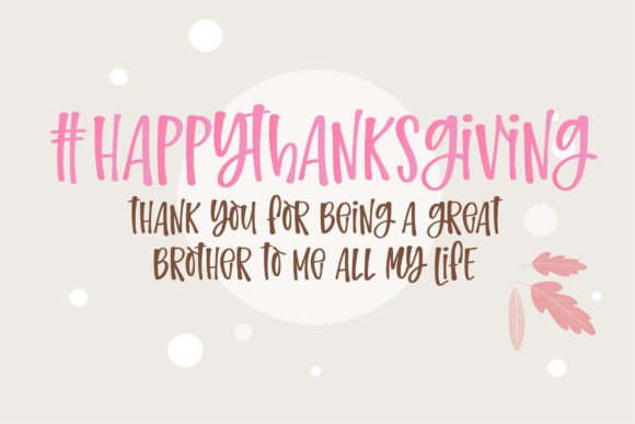 Gratitude Font Poster 10