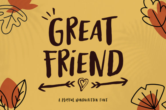 Great Friend Font Poster 1